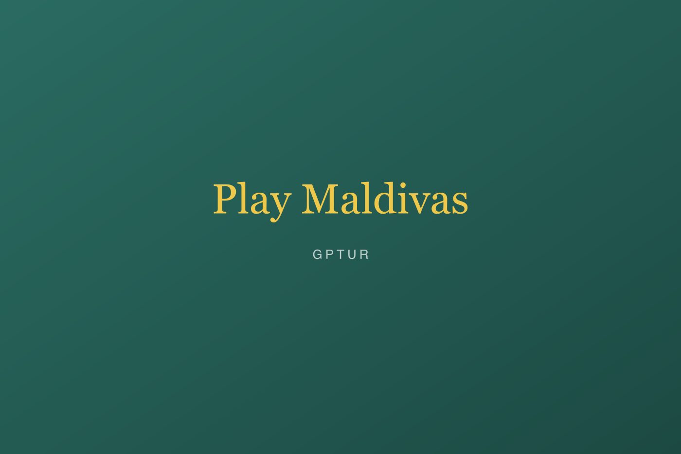 Play Maldivas